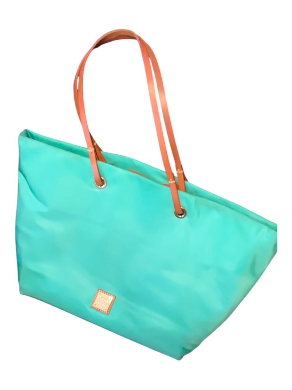 Dooney & Bourke nylon tote bag with leather straps